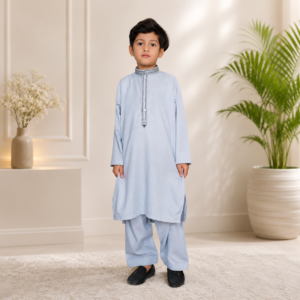 Home sky blue kurta